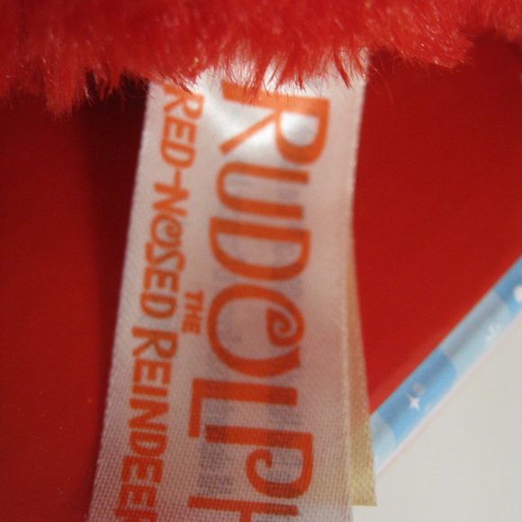 Rudolph The Red Nosed Reindeer Animated Light Up Nose & Foot Taps, Sings  NWT - Picture 4 of 13